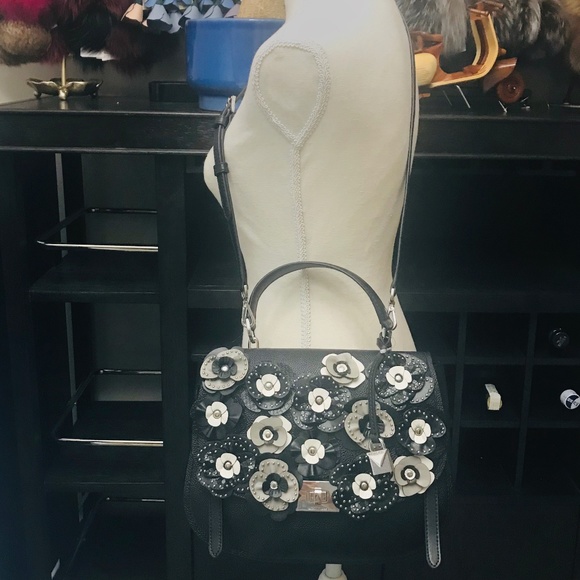 2PCS Michael Kors Cassie TH Floral Satchel Wallet - Picture 7 of 8